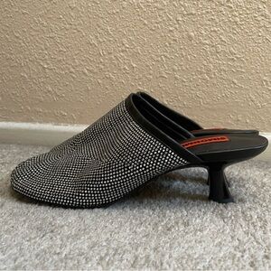 Simon Miller Black Rhinestone Mules